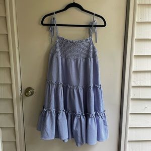 Baby-doll dress (picnic checkered)